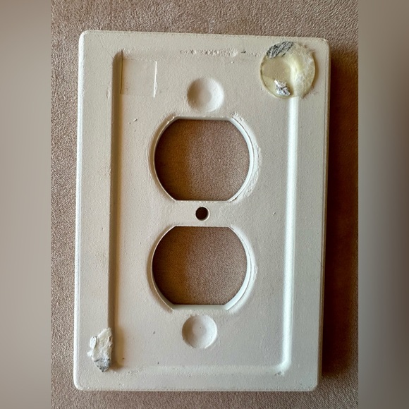 Hand made electrical outlet cover by Judy Buswell. Unique beach lighthouse. EUC - Picture 2 of 8